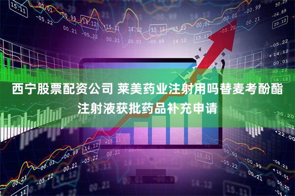 西宁股票配资公司 莱美药业注射用吗替麦考酚酯注射液获批药品补充申请